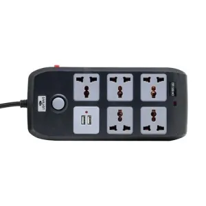 Lightwave 5-Way Extension Socket Dual USB (3M)(LW EXT 52U)