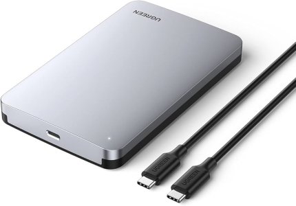 UGREEN CM300 2.5 SATA External Hard Drive Enclosure With USB C to C Cable