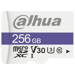 Dahua 256GB Class C10, U3, V30 MicroSD Card –DHI-TF-C100/256GB