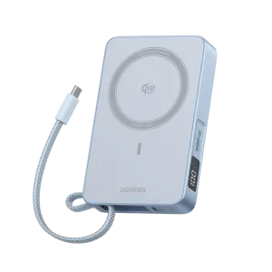 UGREEN MagFlow 10000mAh Magnetic Wireless Power Bank (25W)