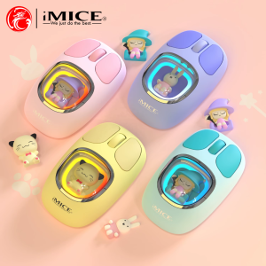 iMice W540 Wireless Mouse (Yellow / Blue)