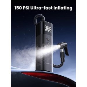 UGREEN ET501 Car pump 150 PSI /12V 30L/Min Key Features